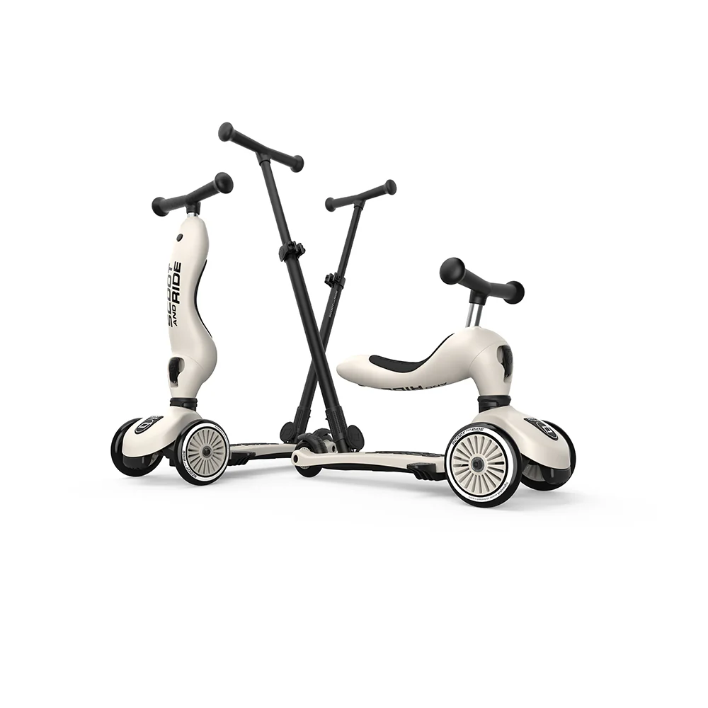 Highway Kick 1 Push & Go Bar Scooter + Pushbike (Ash)-PRE ORDER 3-4 WEEKS - Image 16