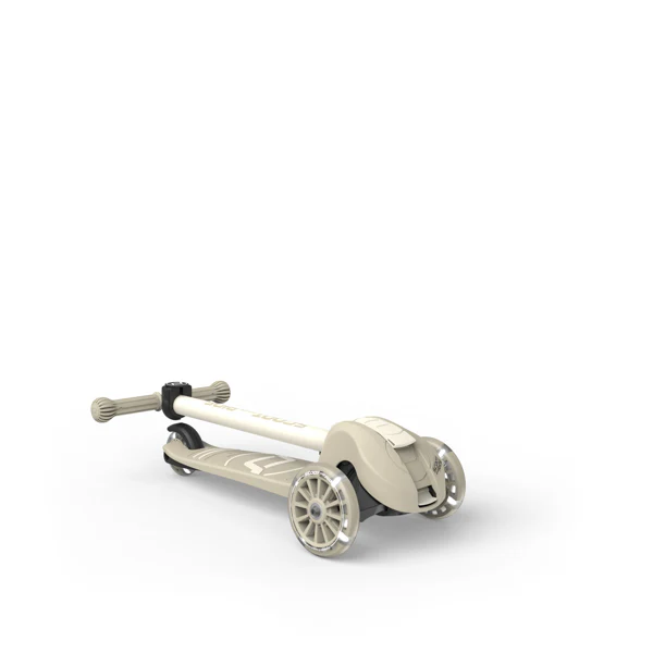 Highway Kick 3S Steerable Foldable Scooter with LED Wheels (Ash) - Image 10