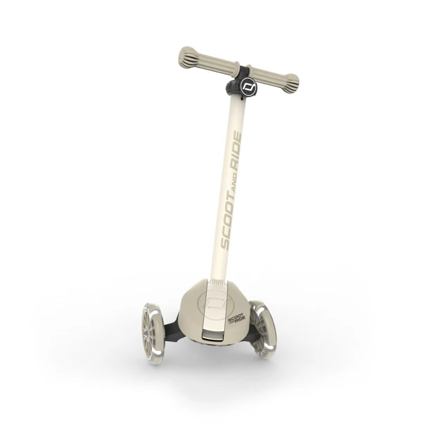 Highway Kick 3S Steerable Foldable Scooter with LED Wheels (Ash) - Image 12