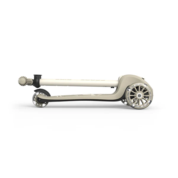 Highway Kick 3S Steerable Foldable Scooter with LED Wheels (Ash) - Image 8