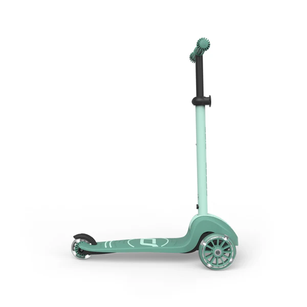 Highway Kick 3S Steerable Foldable Scooter with LED Wheels (Forest) - Image 11