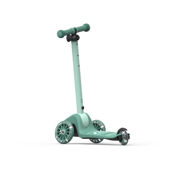 Highway Kick 3S Steerable Foldable Scooter with LED Wheels (Forest) - Image 5