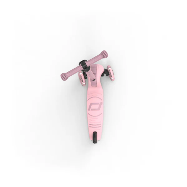 Highway Kick 3S Steerable Foldable Scooter with LED Wheels (Rose) - Image 15