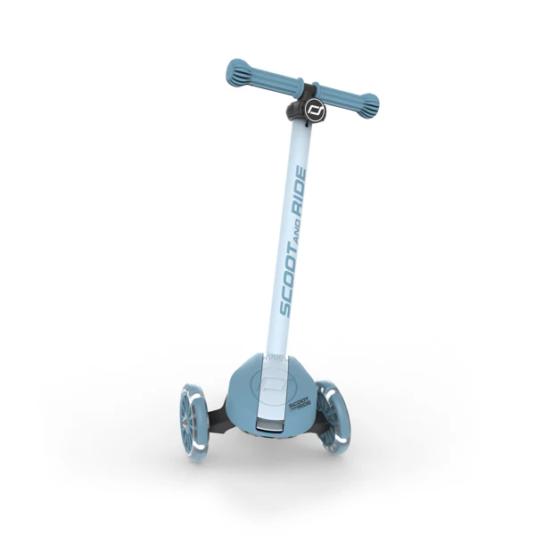 Highway Kick 3S Steering Foldable Scooter with LED Wheels (Steel) - Image 11