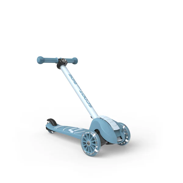 Highway Kick 3S Steering Foldable Scooter with LED Wheels (Steel) - Image 9