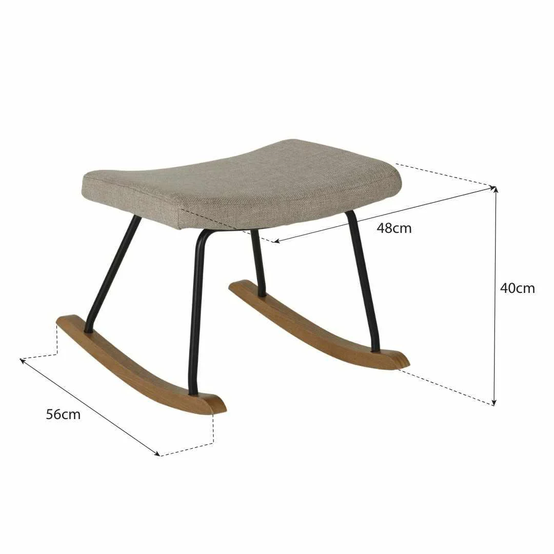 Hocker Rocking De Luxe Footstall (Black) - Image 3
