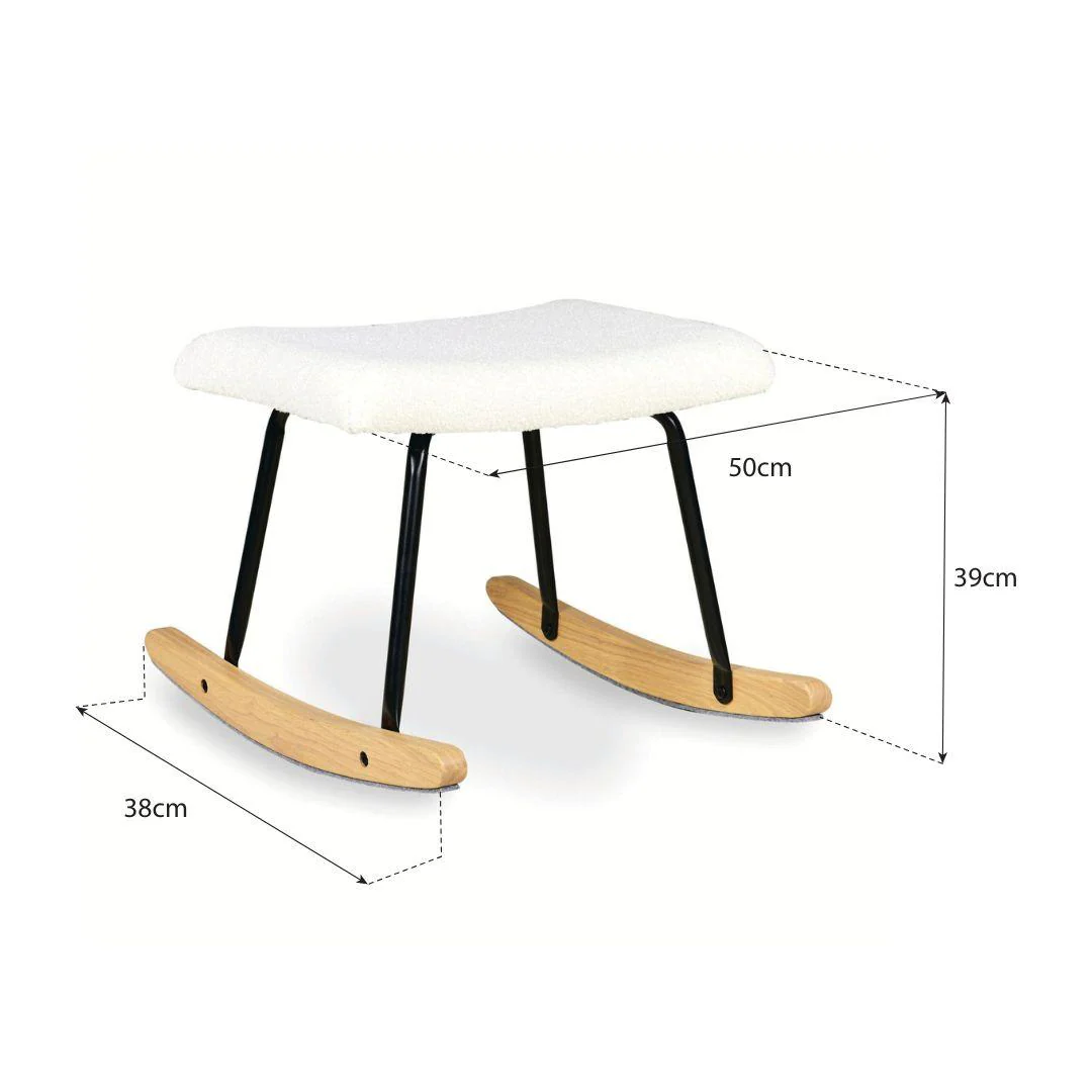 Hocker Rocking Footstall (Sheep Beige) - Image 4