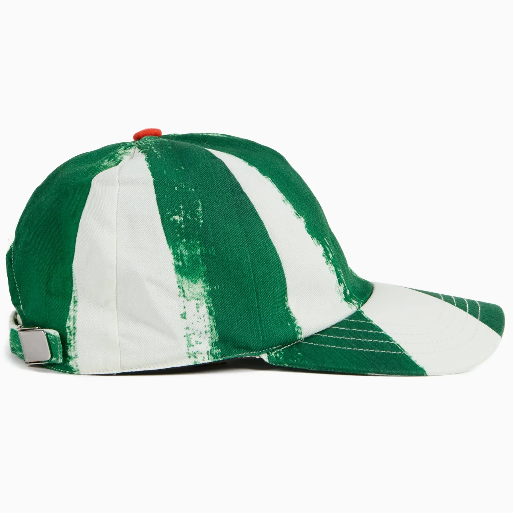 Inácio Green Stripes Cotton Cap (Blaze) - Image 5