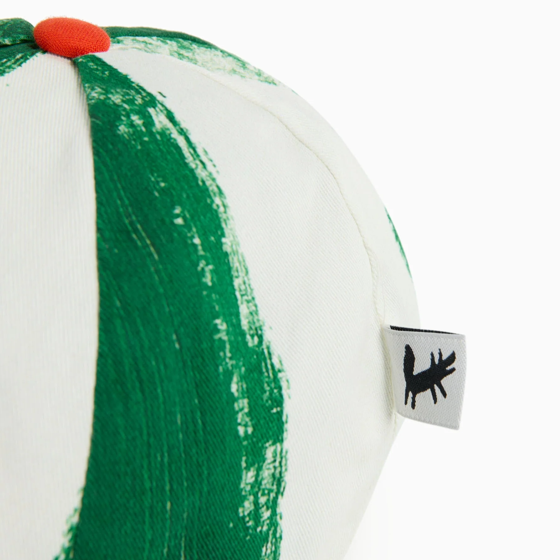 Inácio Green Stripes Cotton Cap (Blaze) - Image 6