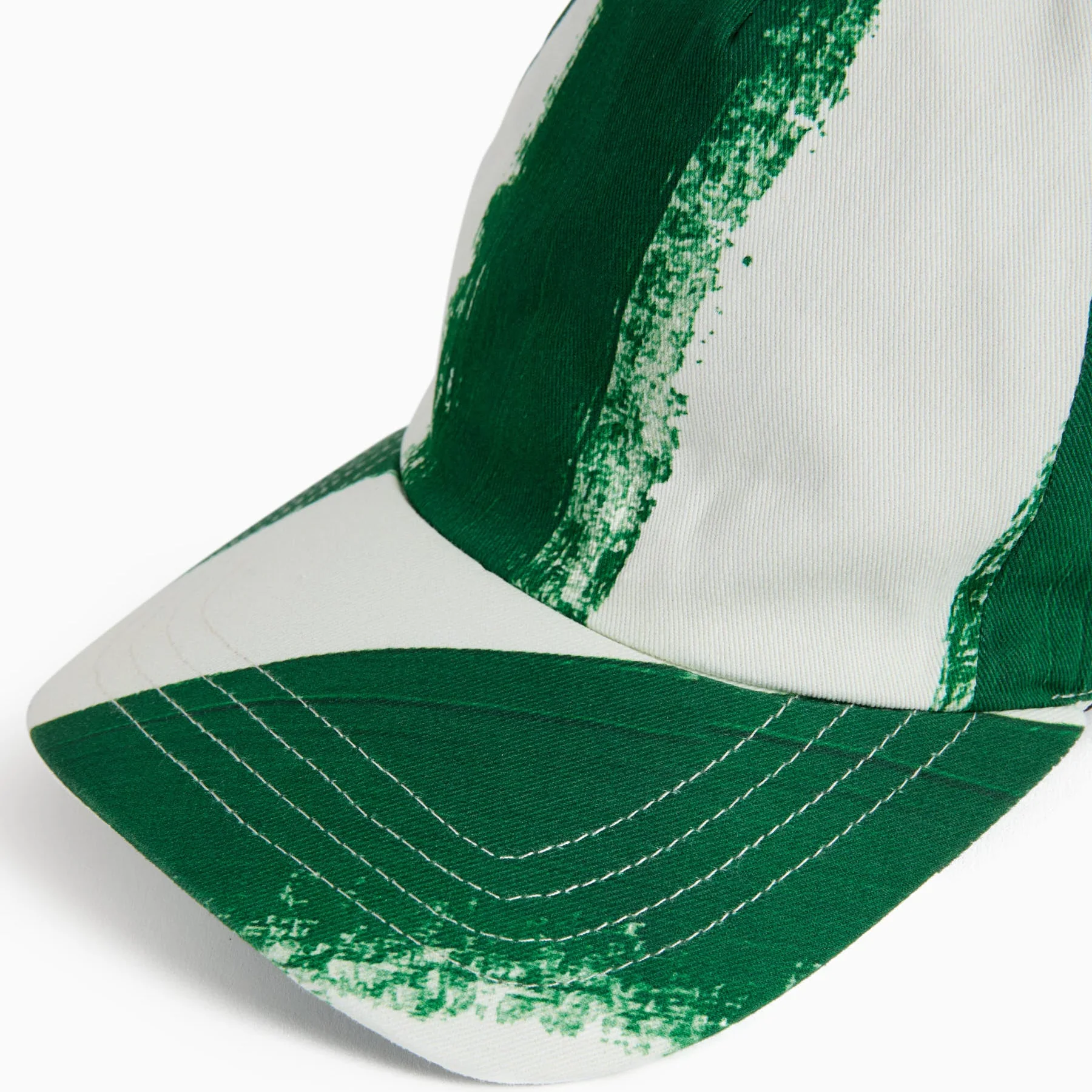 Inácio Green Stripes Cotton Cap (Blaze) - Image 7