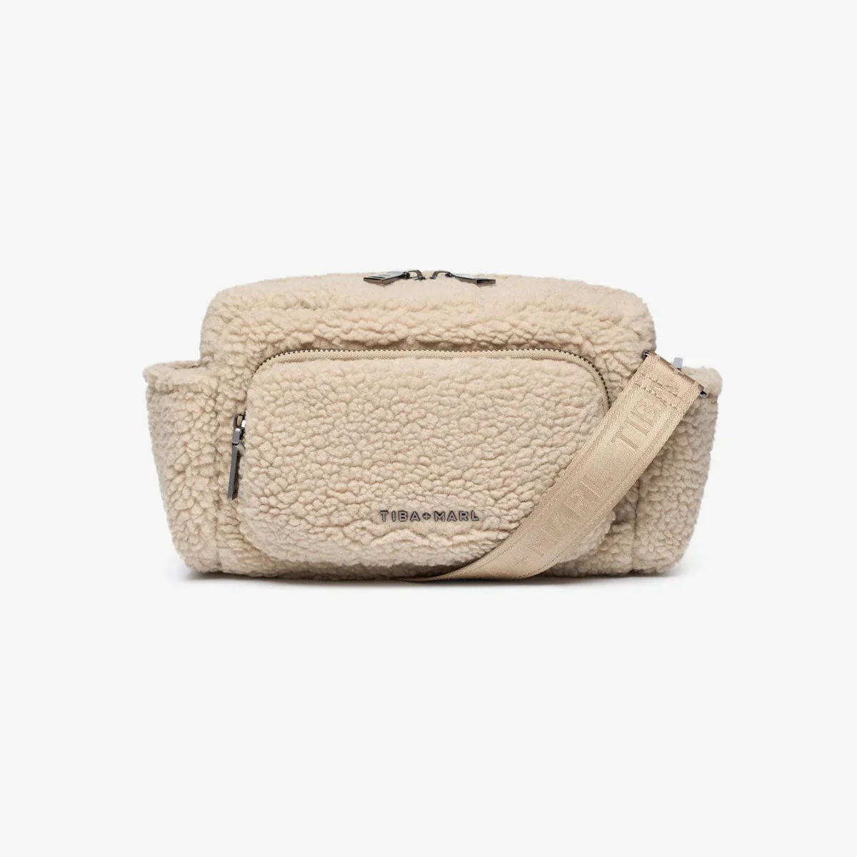 Inka Borg Fleece Buggy Changing Bag Organiser (Beige) - Image 5