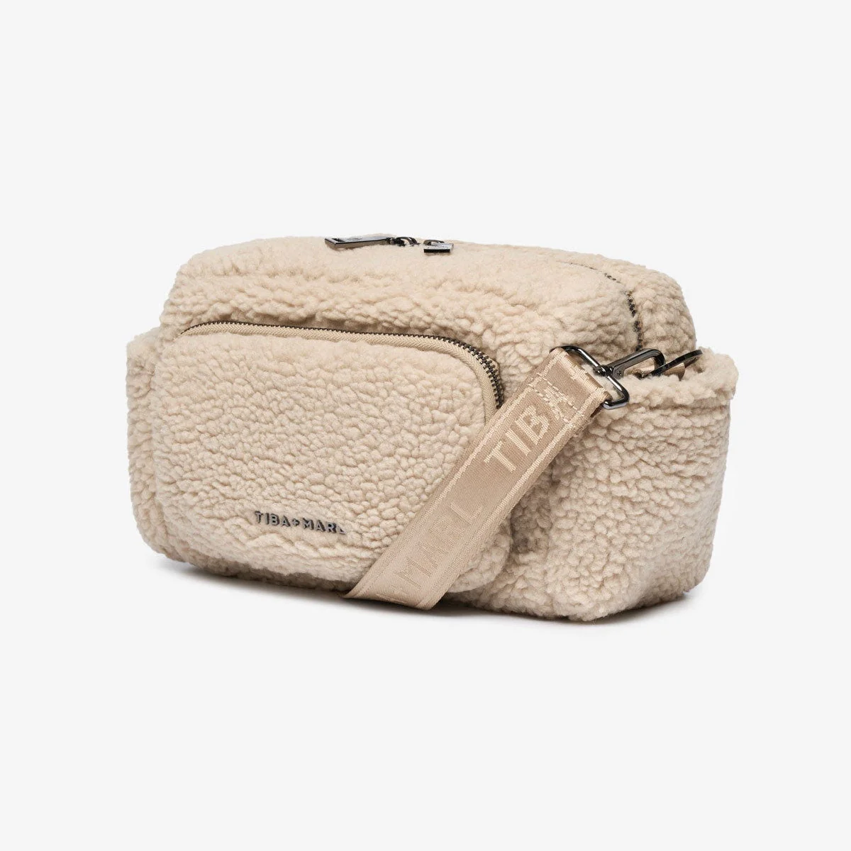 Inka Borg Fleece Buggy Changing Bag Organiser (Beige) - Image 6