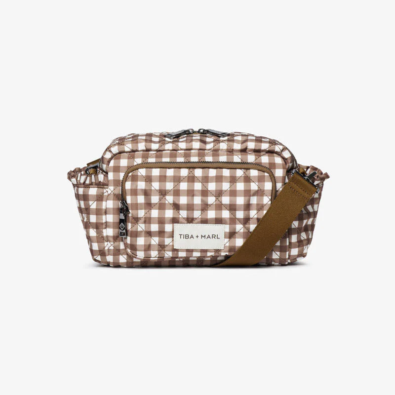 Inka Buggy Changing Bag Organiser (Brown Gingham) - Image 3