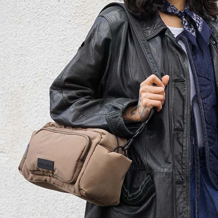 Inka Buggy Changing Bag Organiser (Mocha Woven) - Image 2