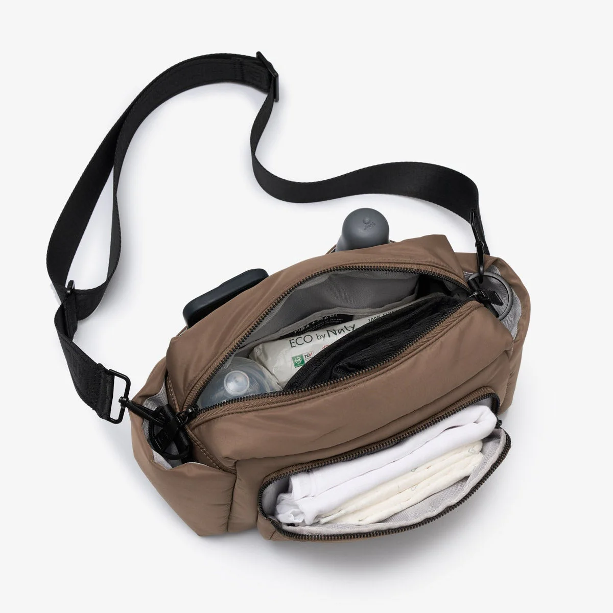 Inka Buggy Changing Bag Organiser (Mocha Woven) - Image 5