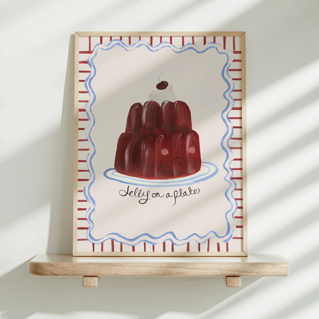 Jelly on a Plate Art Print - Image 2
