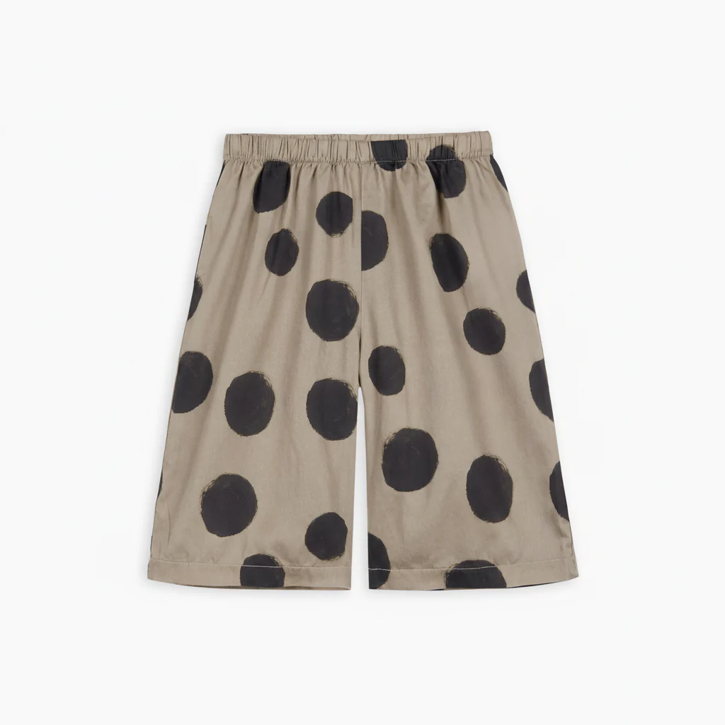 Jinbei Polk Dot Kimono Shirt and Shorts Set (Polka Black) - Image 3