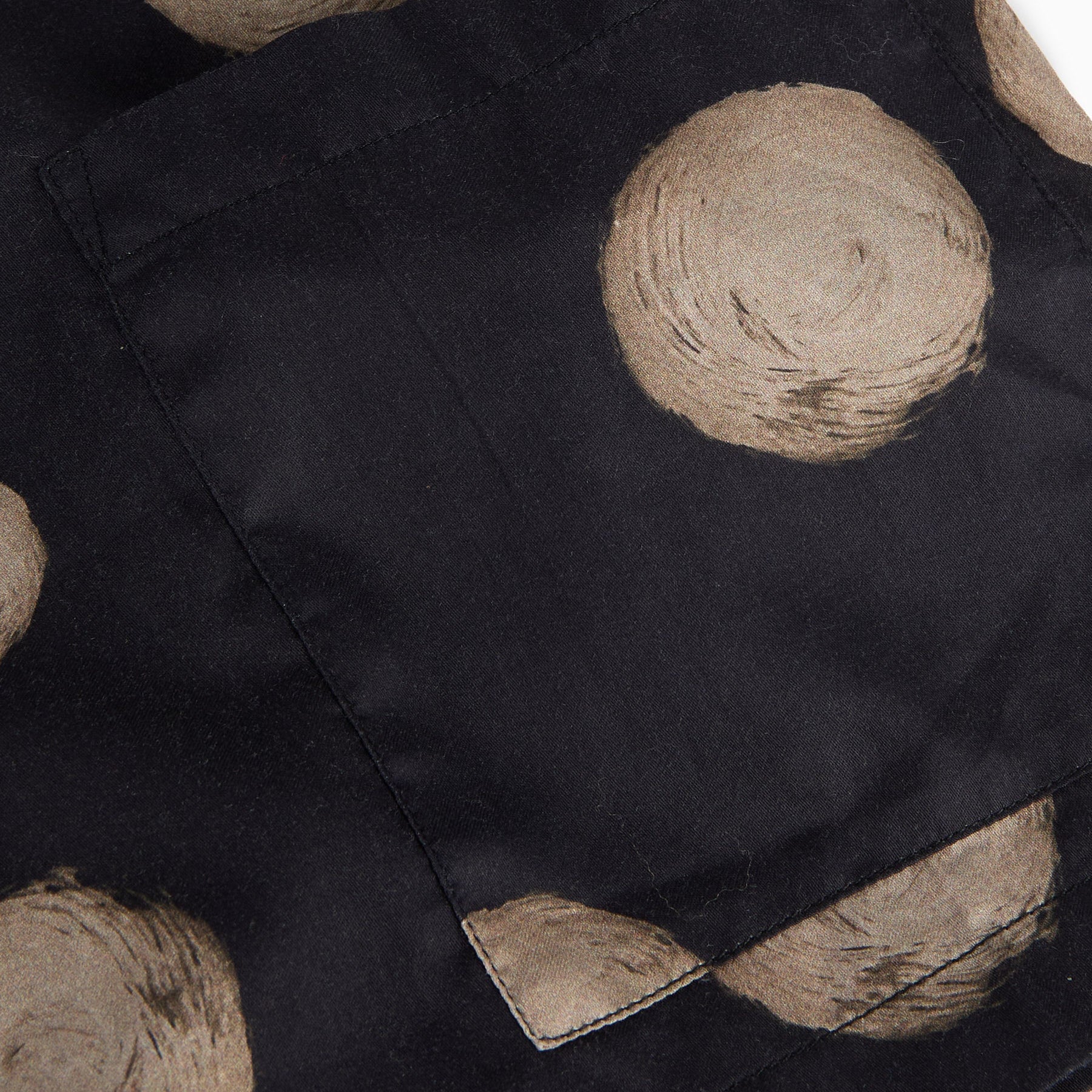 Jinbei Polk Dot Kimono Shirt and Shorts Set (Polka Black) - Image 5