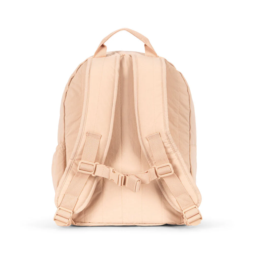 Juno Embroidered Kitty Quilted Backpack (Cameo Rose) - Image 4