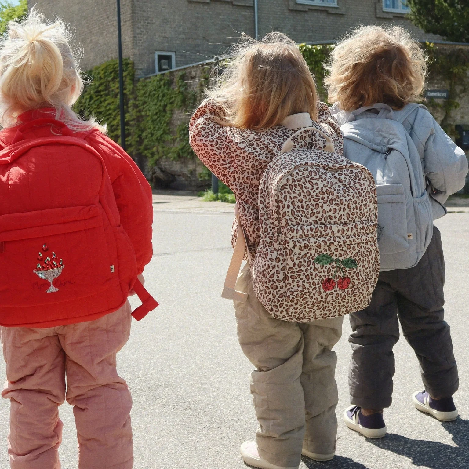 Juno Sequin Cherry Quilted Backpack (Leo) - Image 4