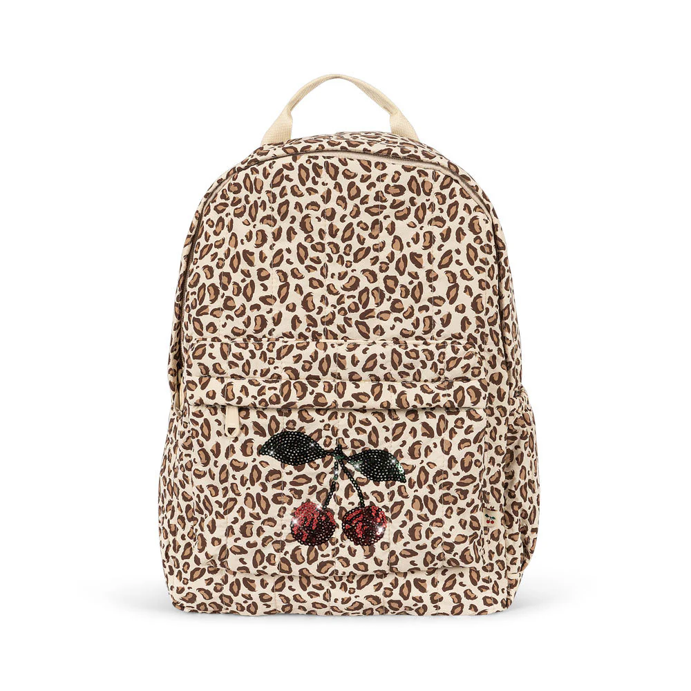 Juno Sequin Cherry Quilted Backpack (Leo) - Image 3