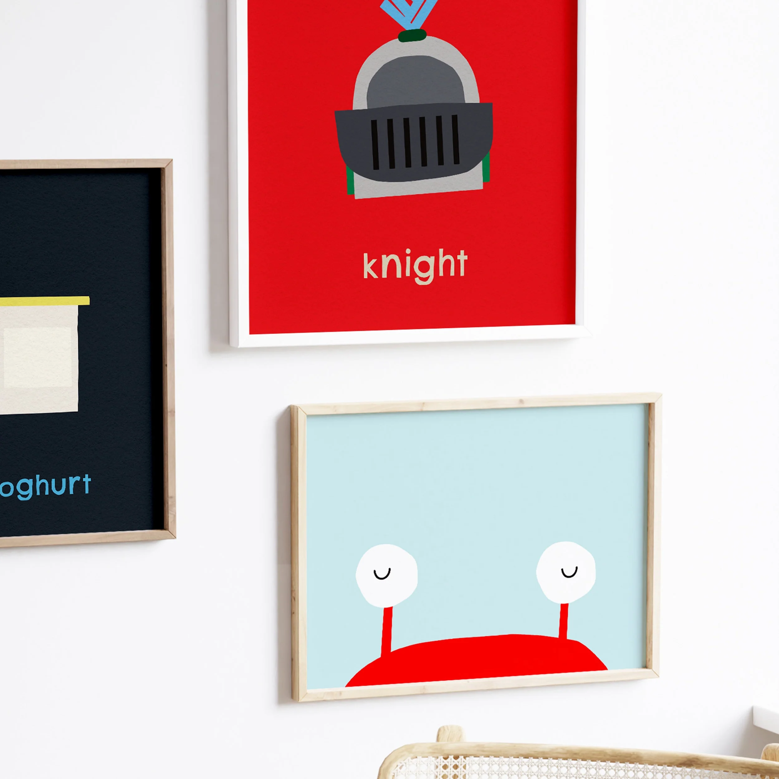 K for Knight- Alphabet Art Print - Image 5