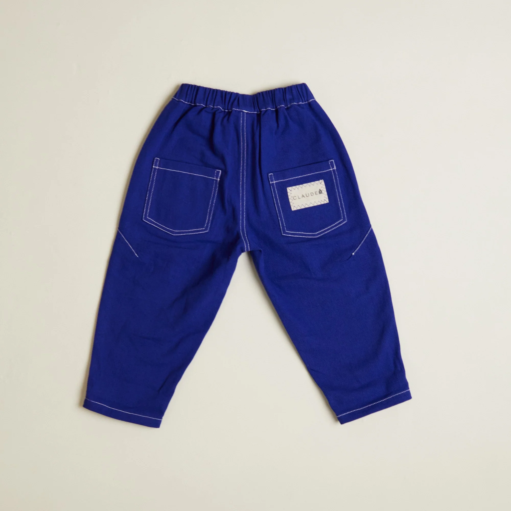 Kai Cobalt Balloon Cotton Twill Trouser - Image 9