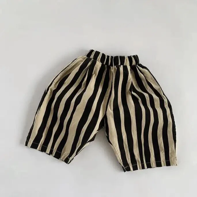 Paint Oversized Stripe Trousers (Green) - Image 2