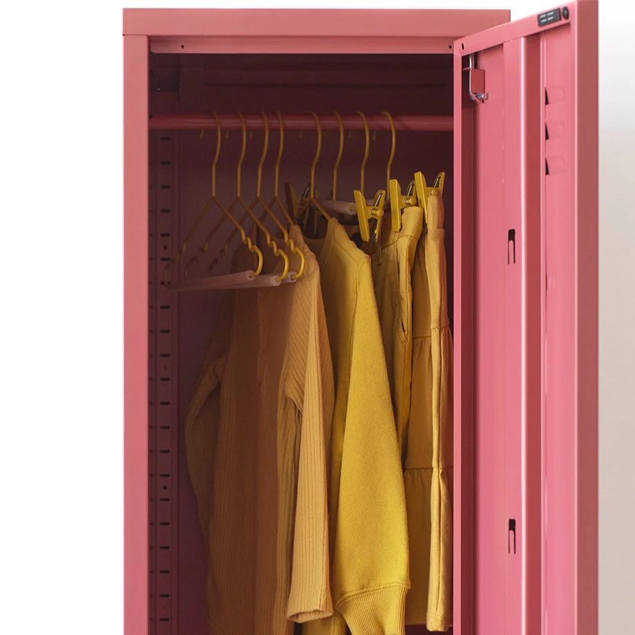 Kids Coated Wire Clip Hangers Set of 5 (Mustard) - Image 2