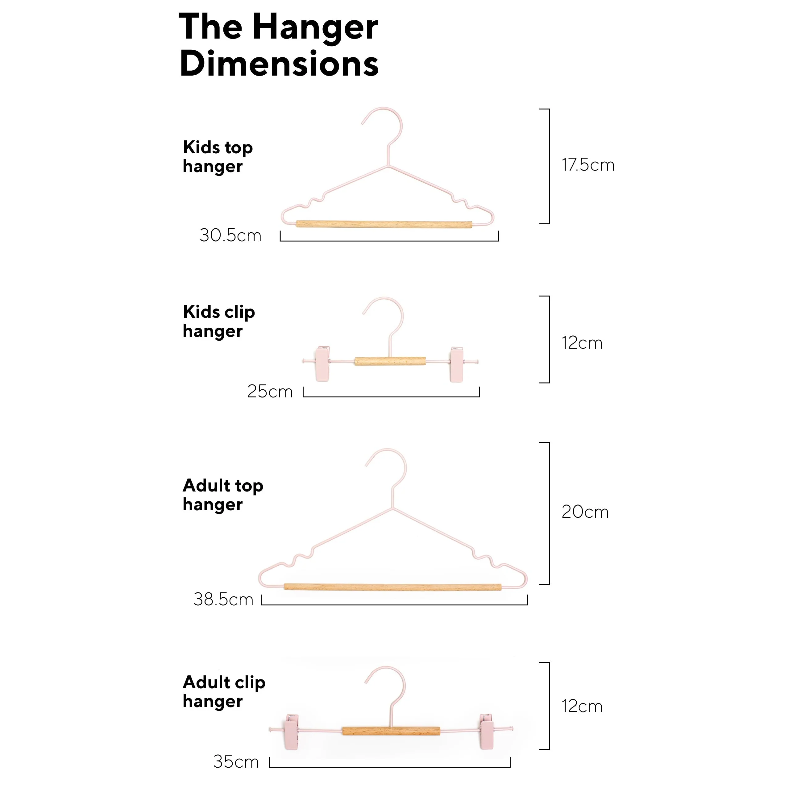 Kids Coated Wire Top Hangers Set of 10 (Lilac) - Image 5