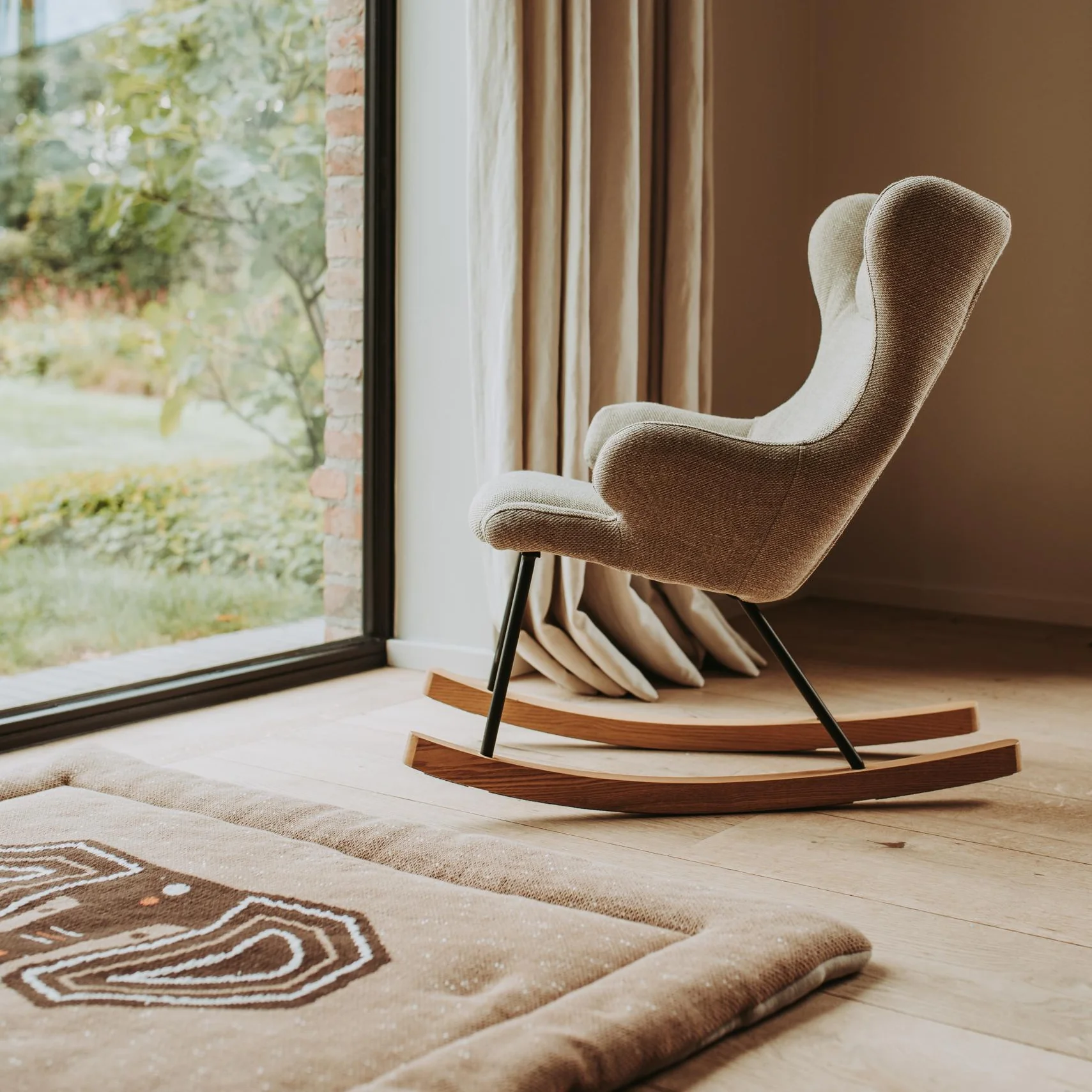 Kids Rocking Chair De Luxe (Clay) - Image 2