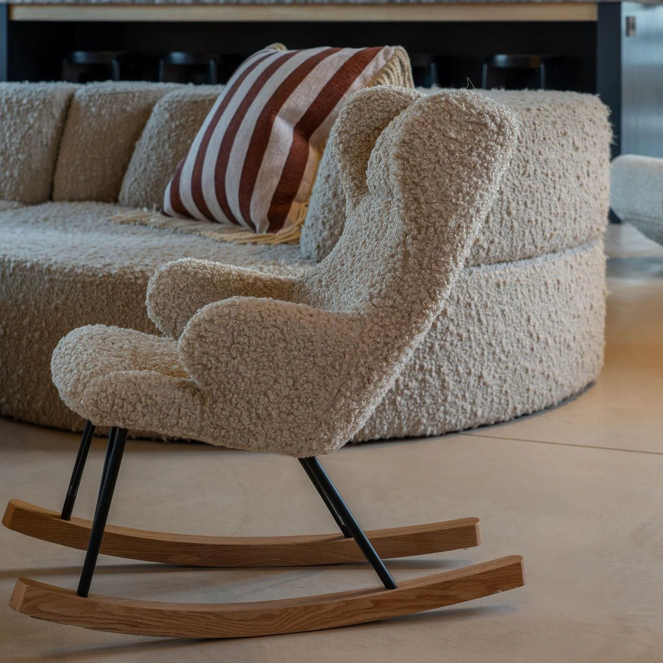 Kids Rocking Chair De Luxe (Sheep) - Image 3