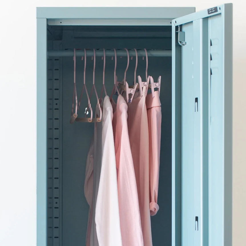 Kids Coated Wire Top Hangers Set of 10 (Blush) - Image 2