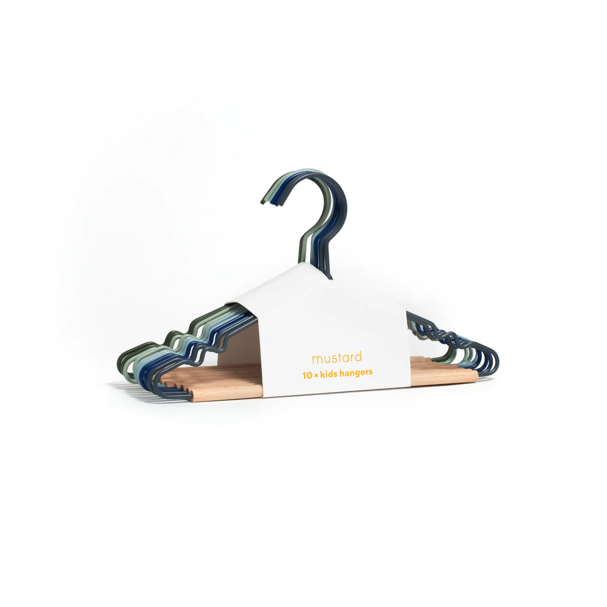 Kids Coated Wire Top Hangers Set of 10 (Winter) - Image 2