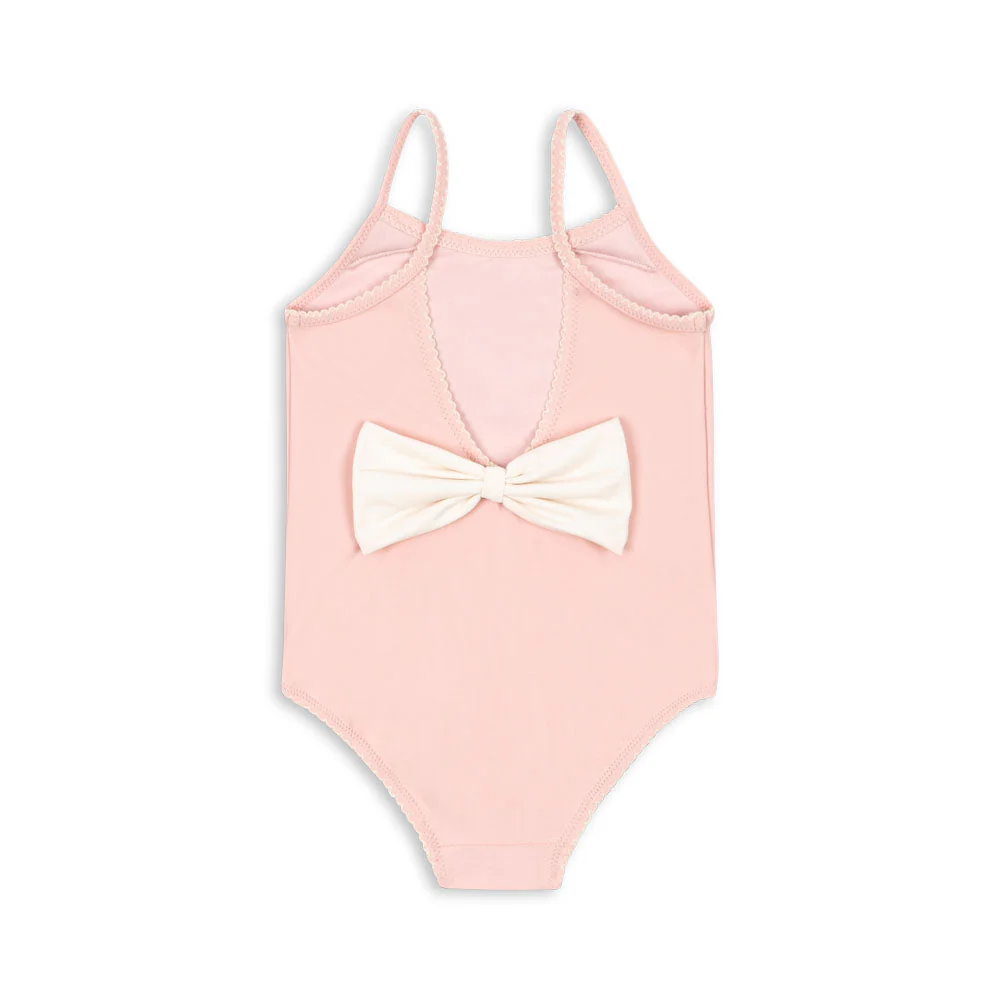 Kitty Face Bow Back Swimsuit (Powder Pink) - Image 5