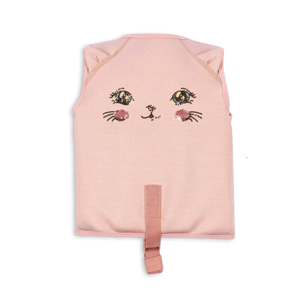 Kitty Neoprene Swim Float Vest (Powder Pink) - Image 3