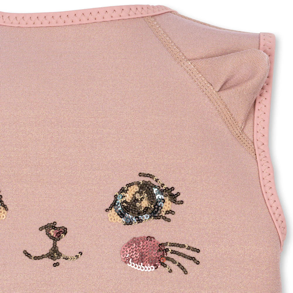Kitty Neoprene Swim Float Vest (Powder Pink) - Image 5