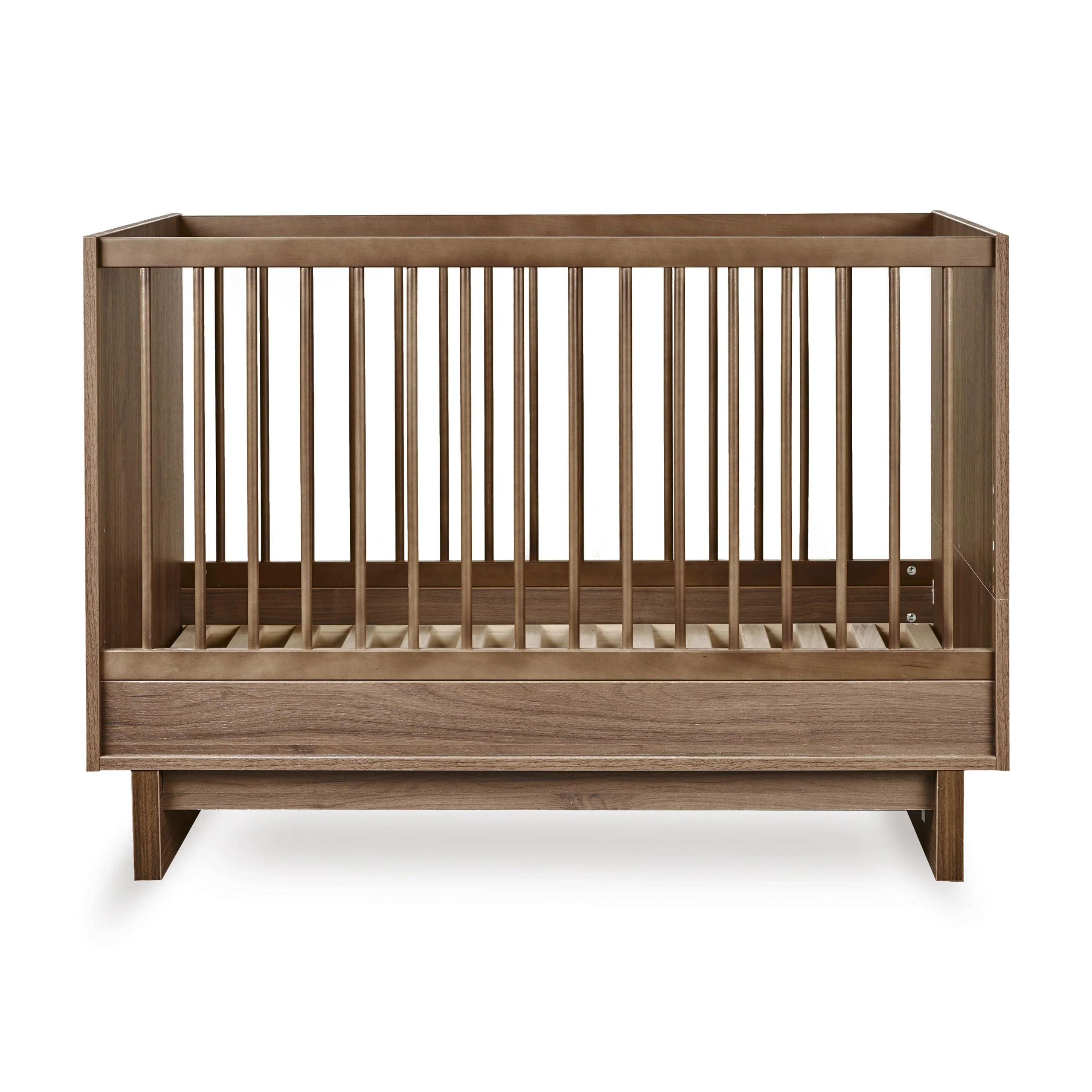Kyo Wooden Baby Cot (Walnut) - Image 2