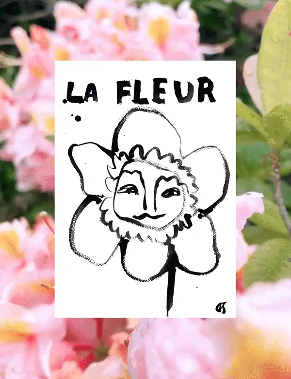 La Fleur Art Print - Image 2