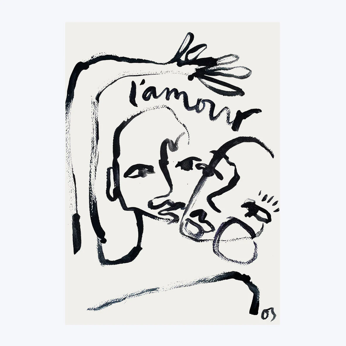 L'Amour Art Print - Image 2