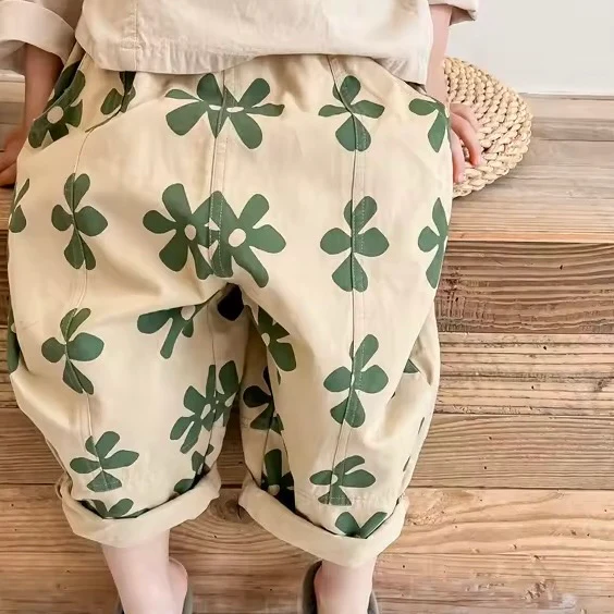 Lani Flower Wide Cut Trousers - Image 2