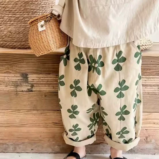 Lani Flower Wide Cut Trousers - Image 4