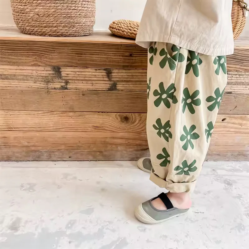 Lani Flower Wide Cut Trousers - Image 5