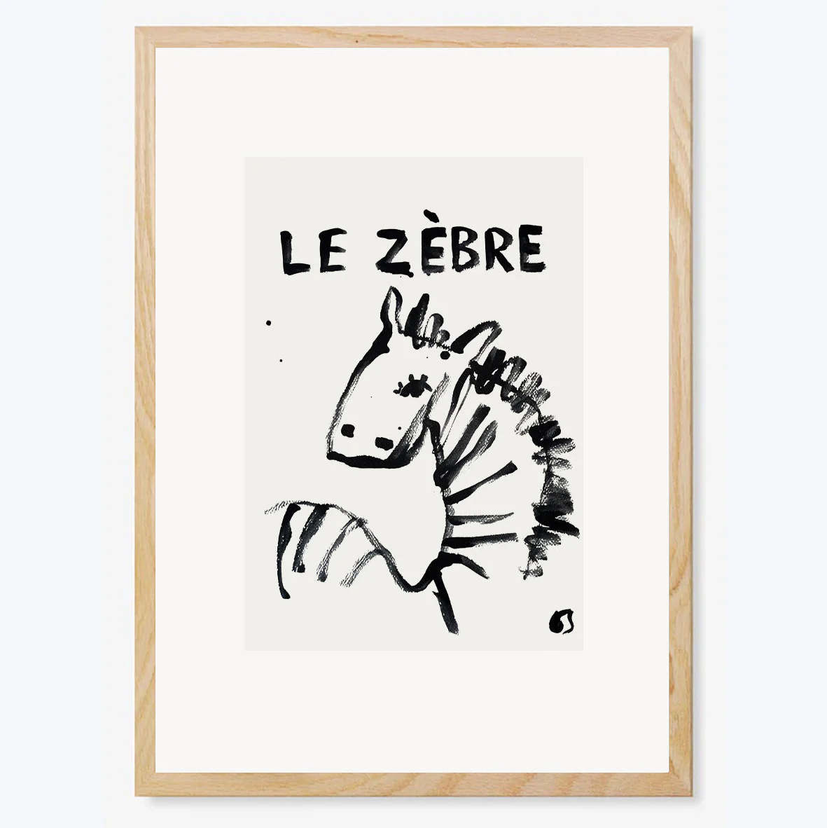 Le Zèbre Art Print - Image 3