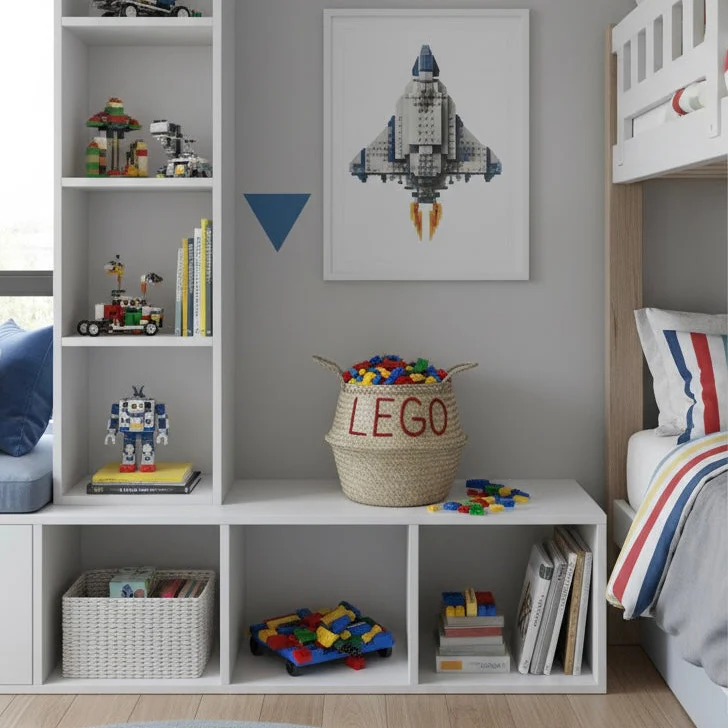 LEGO Handwoven Toy Storage Basket (Large) - Image 3