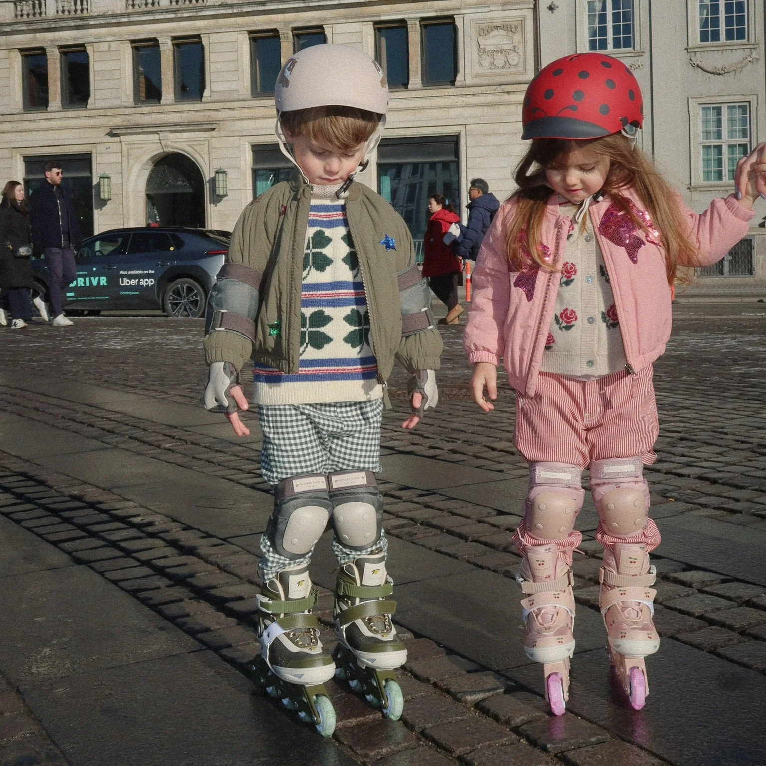 Cherry Print Light Up Adjustable Roller-skates - Image 5