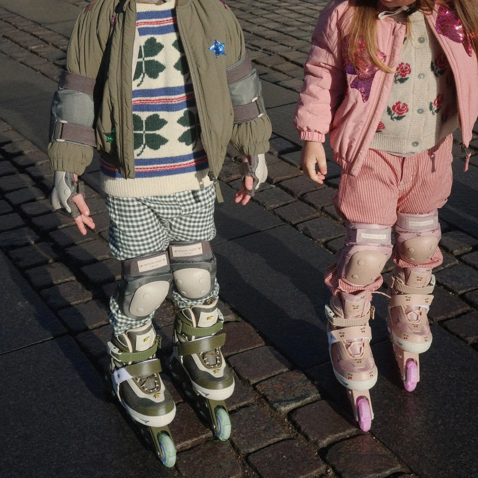 Cherry Print Light Up Adjustable Roller-skates - Image 6