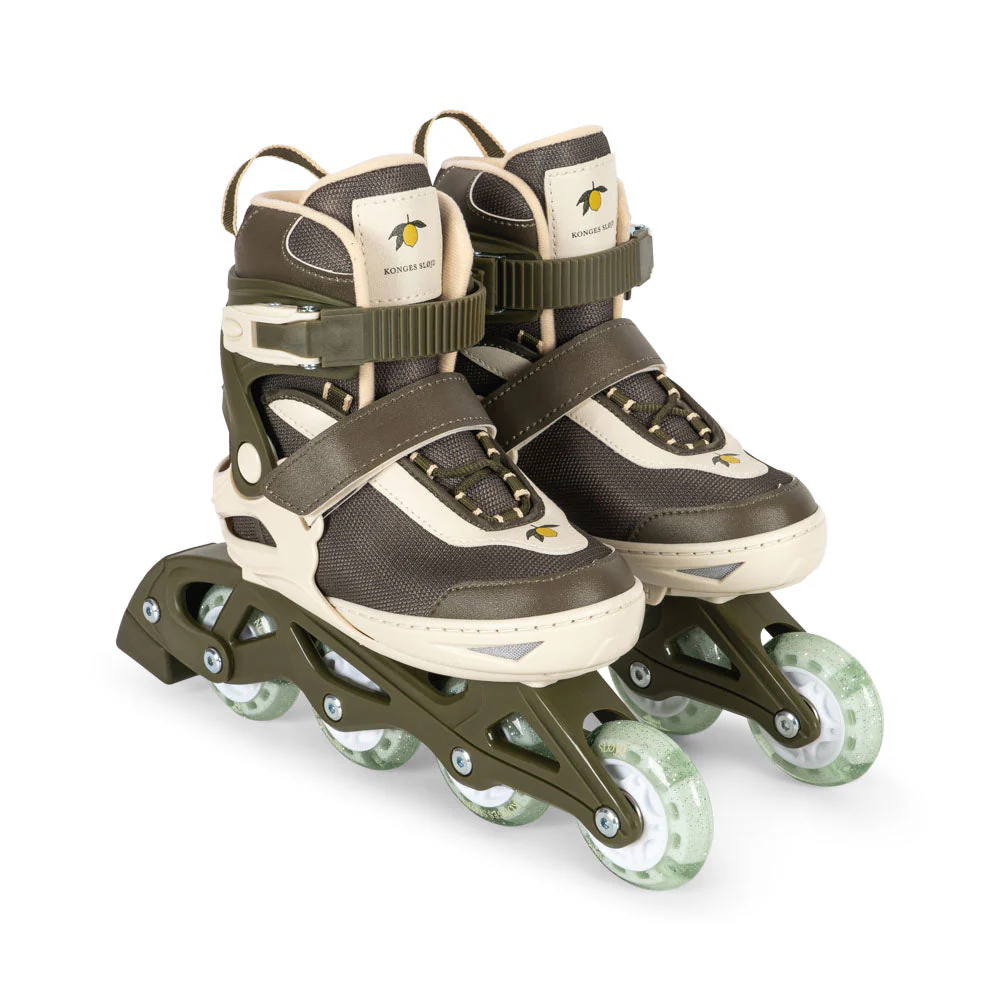 Lemon Print Light Up Adjustable Roller-skates (Kalamata) - Image 9