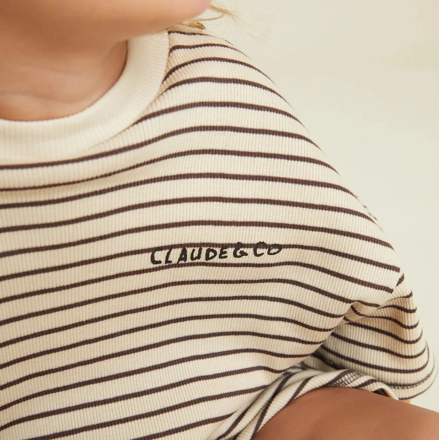 Lenni Coco Striped Cotton Tee - Image 2