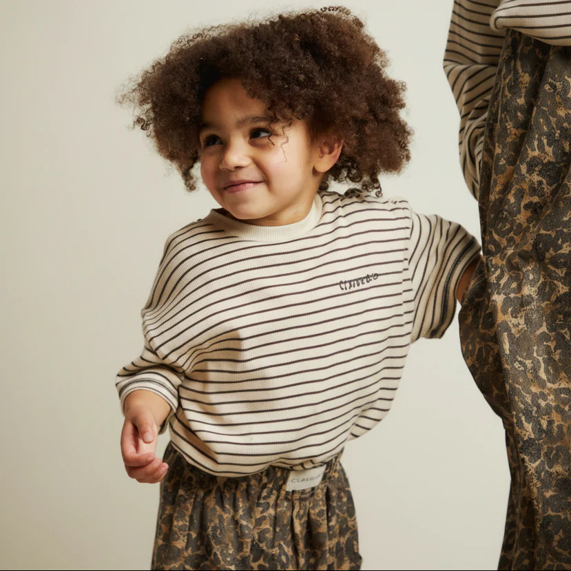 Lenni Coco Striped Cotton Tee - Image 4